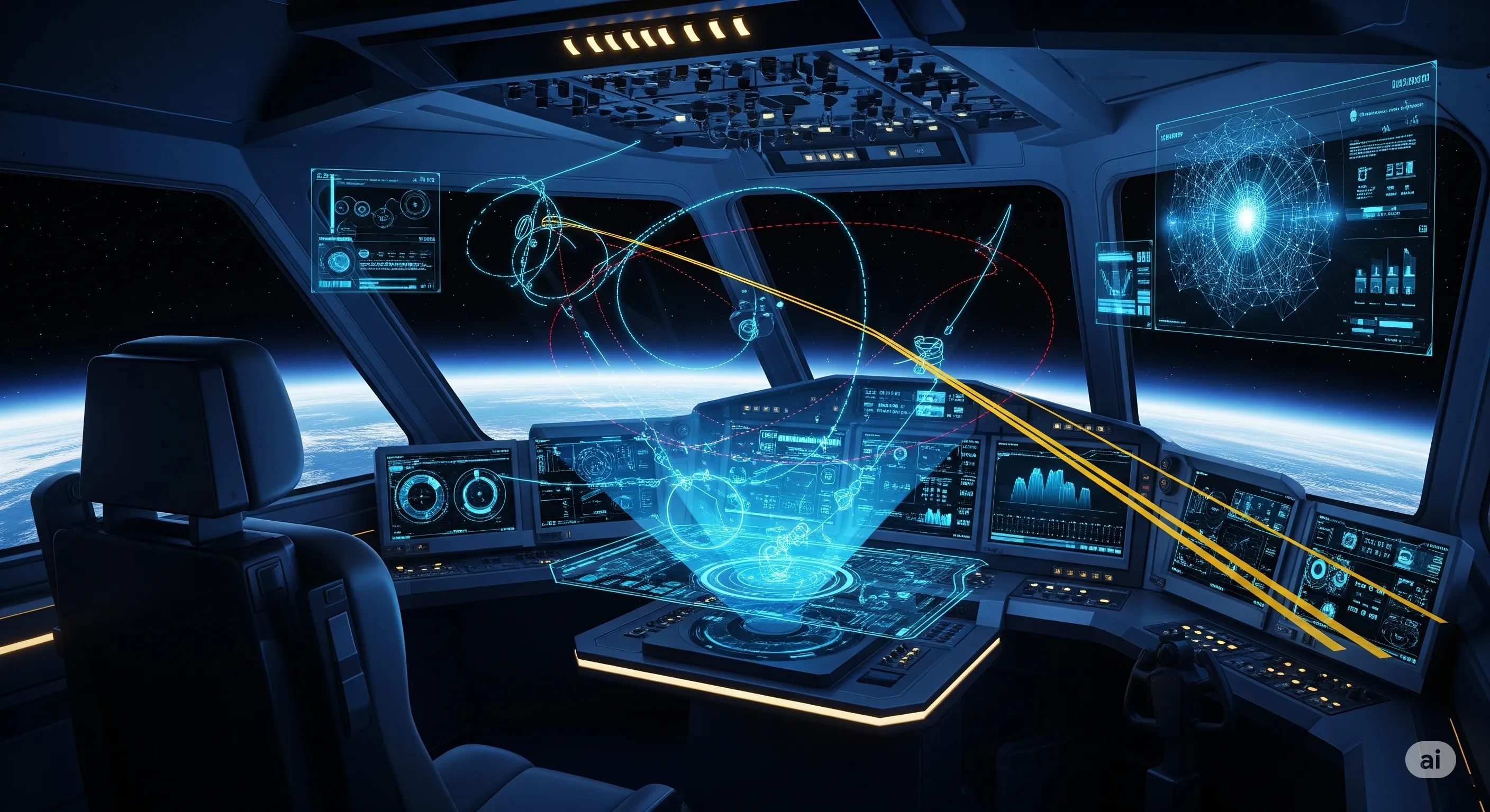 AI guidance and control visualization