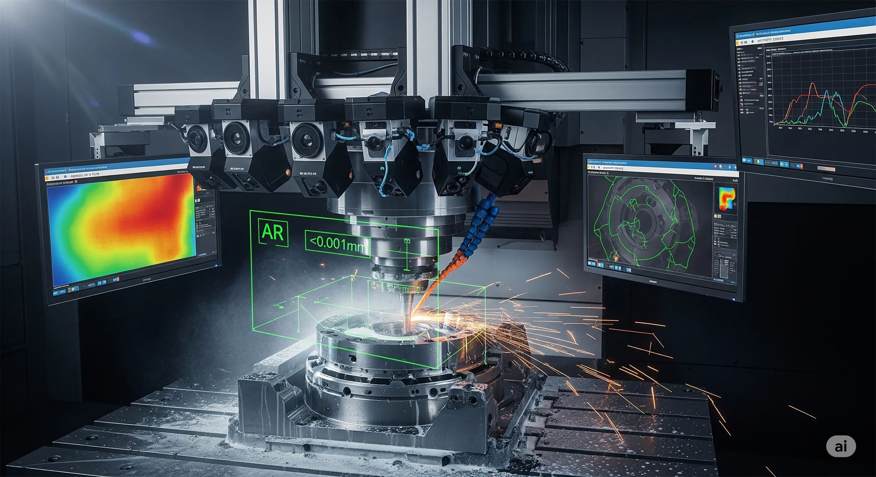 Quality-control scanning of a manufactured part