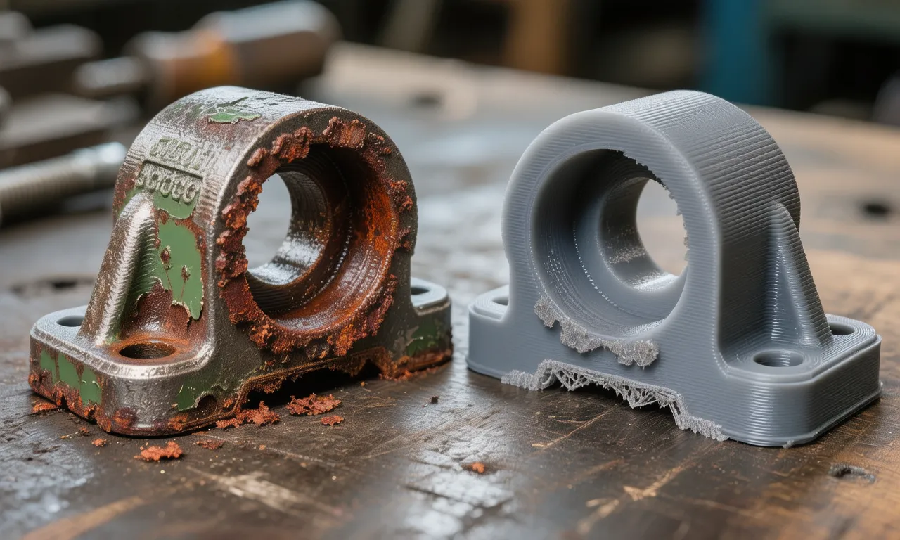 Quality-control scanning of a manufactured part