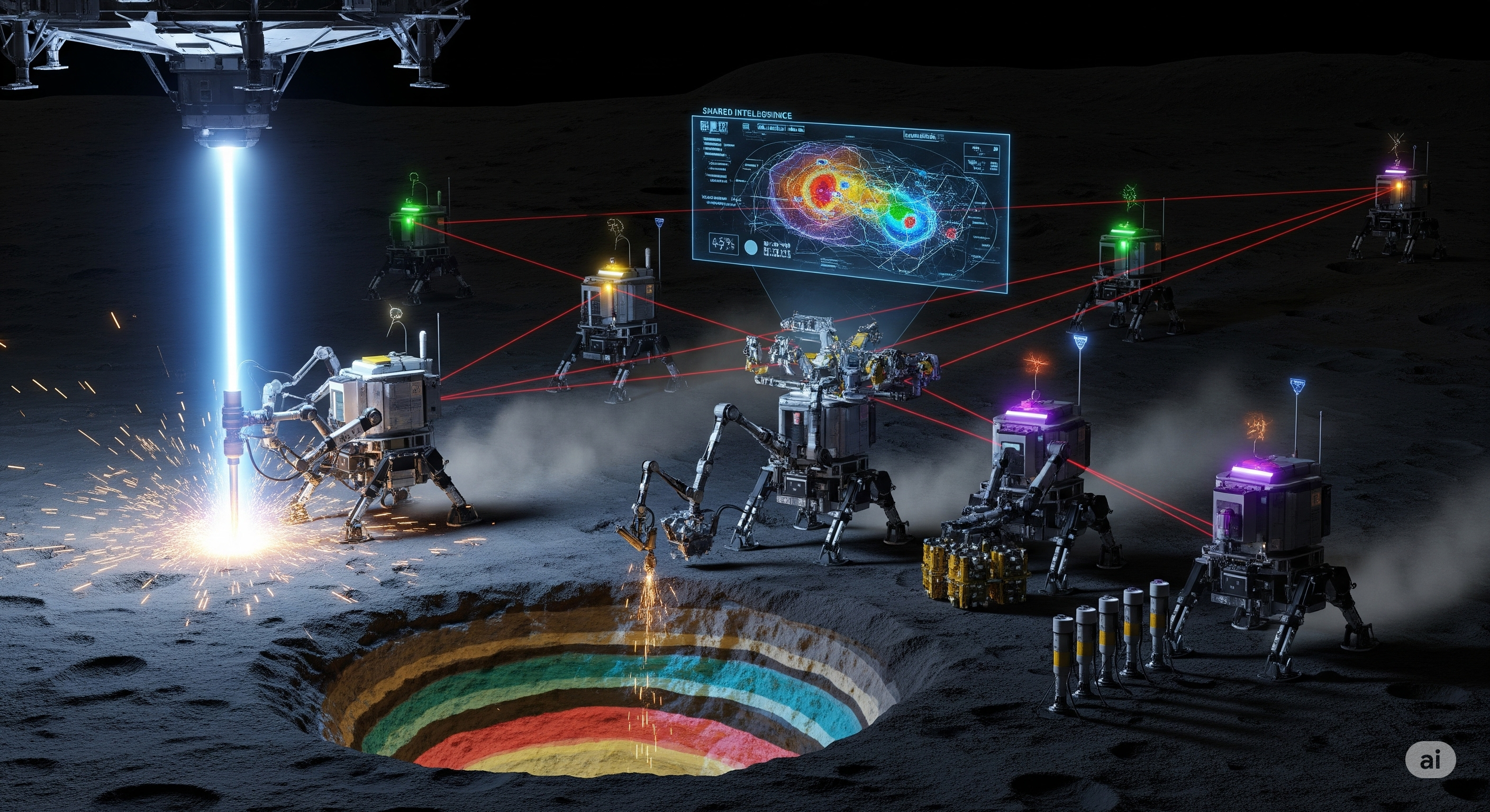 Autonomous Mining Robot Fleet