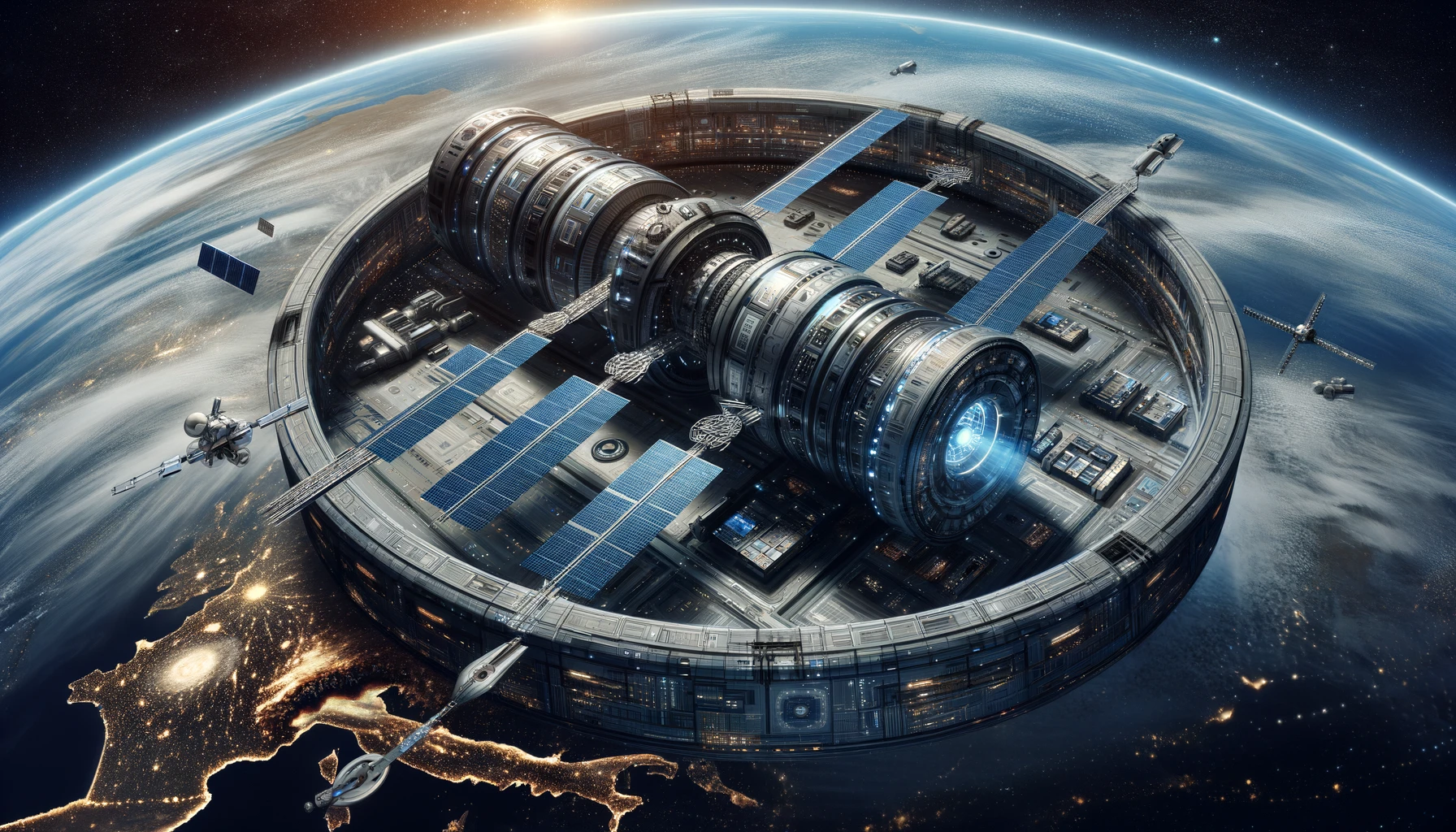 Geosynchronous Orbit Transfer Station Image