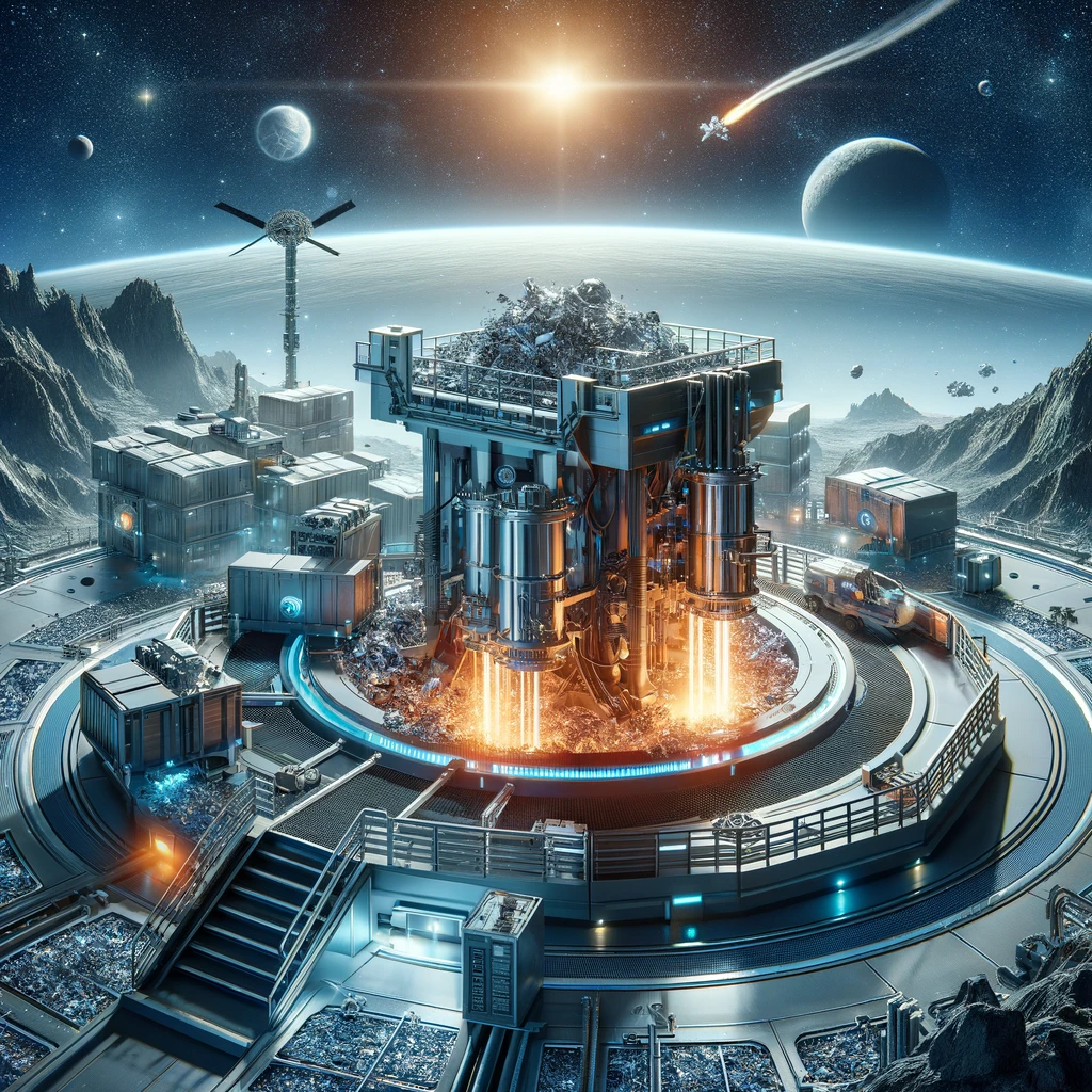 Melting Space Junk Image
